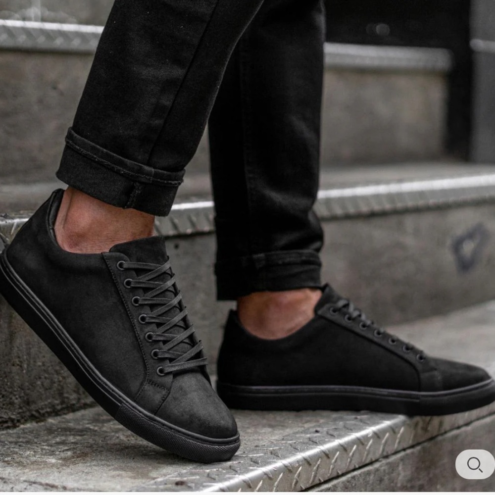 Thursday Boot Company - Men's Black Leather Matte Sneakers